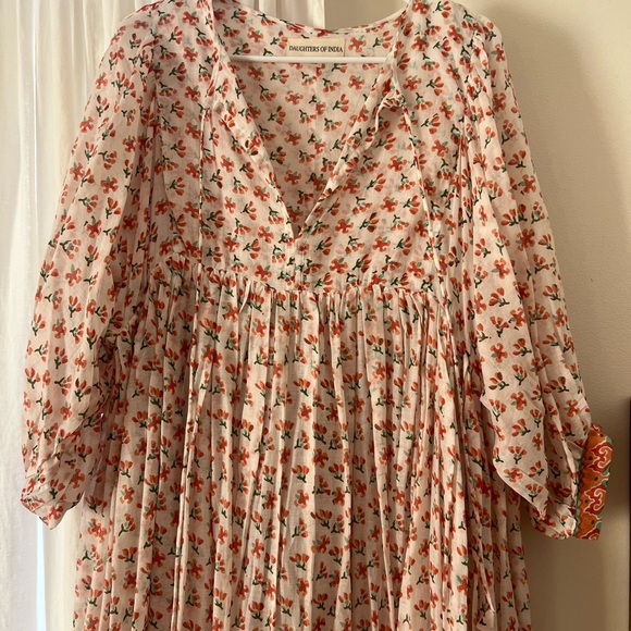 Daughters of India size L Coral Maxi - Picture 5 of 6
